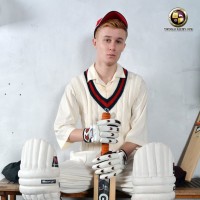 Jacob shows off after the Cricket match - Picture 2