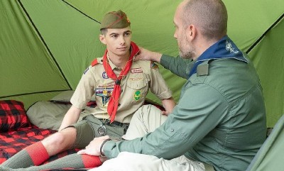 Scout Maxwell, chapter 1. Pitching a tent