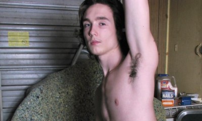 Sean Johansen posing naked